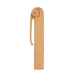 elephant wooden bookmark