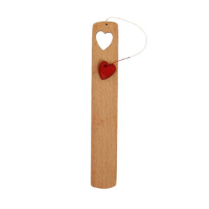 love wooden bookmark