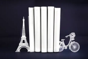  bookends shaped like the Eiffel Tower